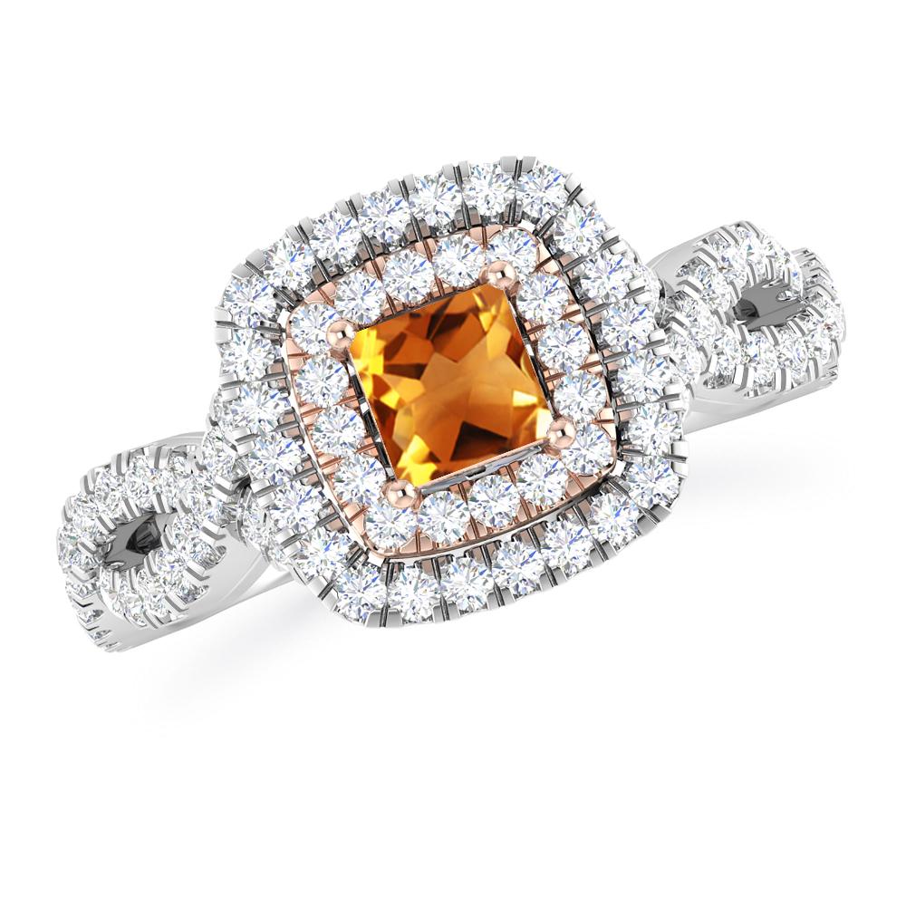 White Gold - Citrine