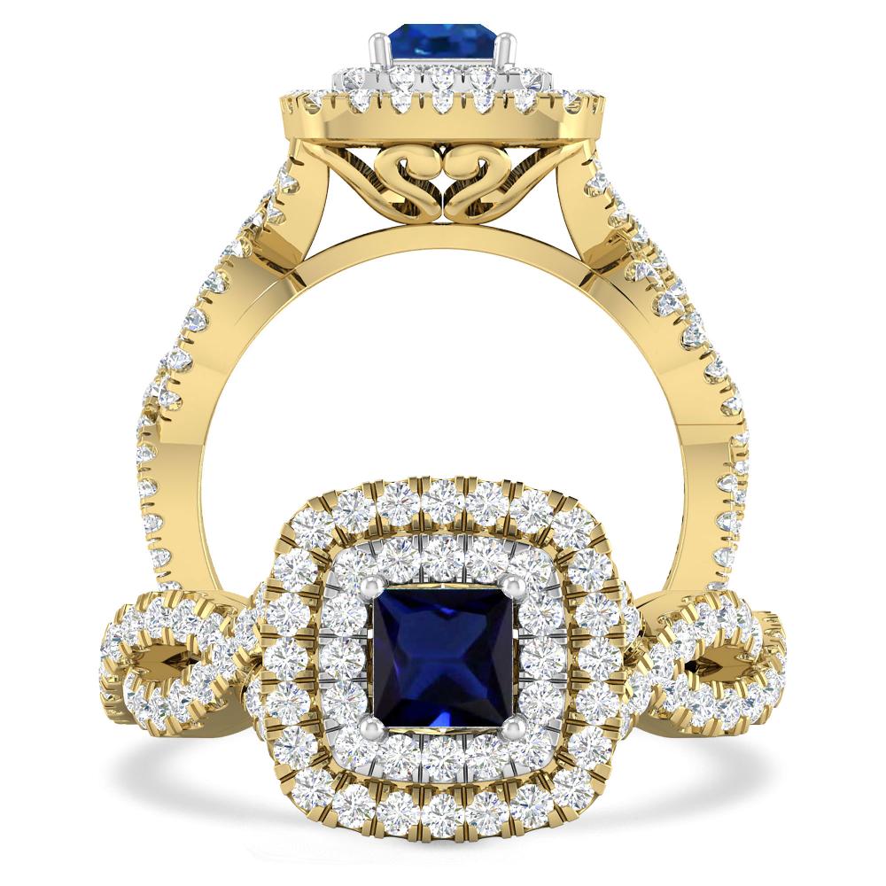 Yellow Gold - Sapphire