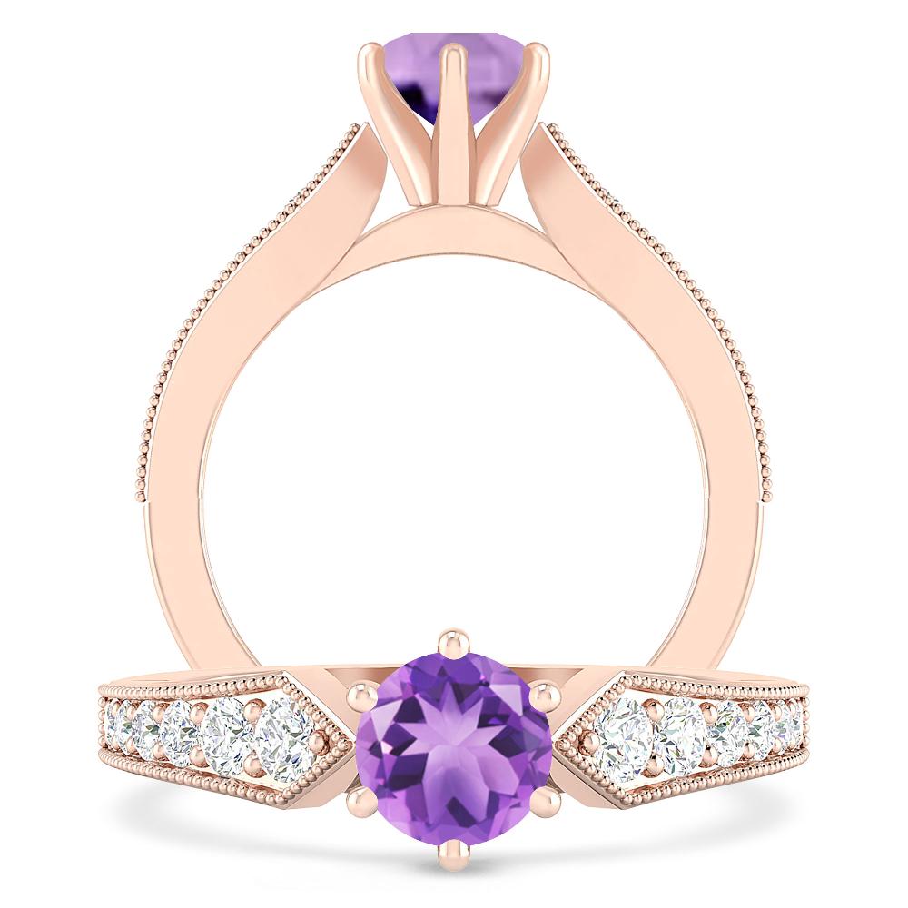 Rose Gold - Amethyst
