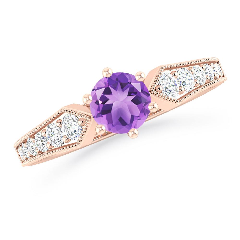 Rose Gold - Amethyst