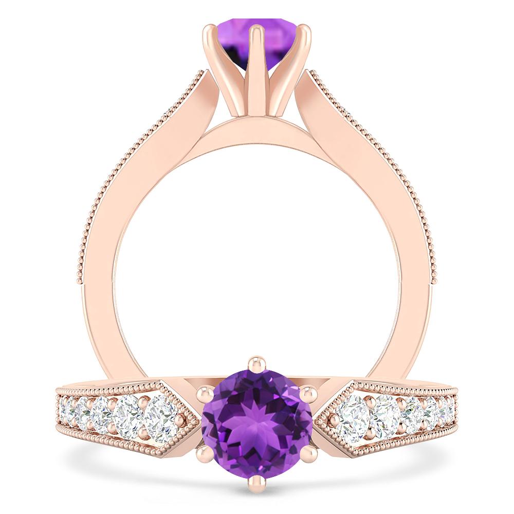 Rose Gold - Amethyst