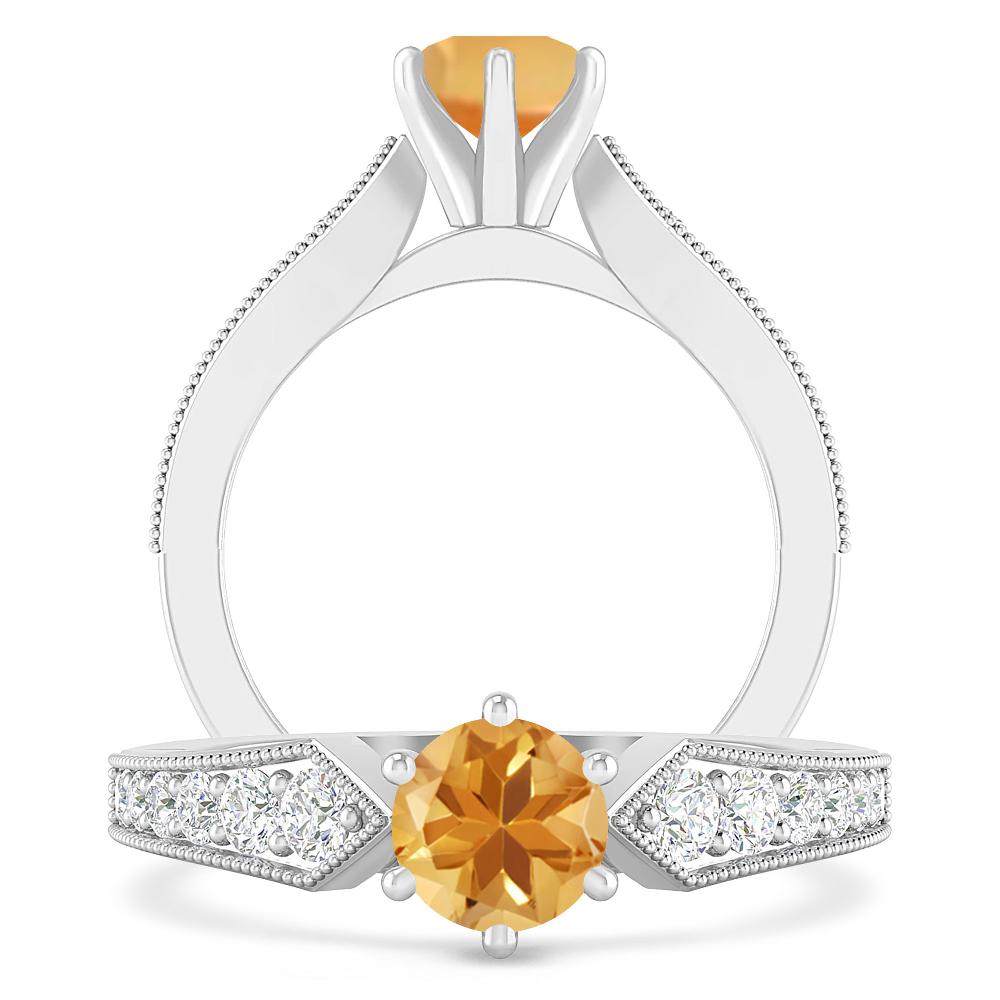 White Gold - Citrine