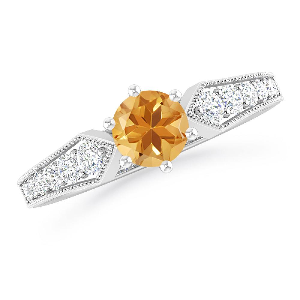 White Gold - Citrine