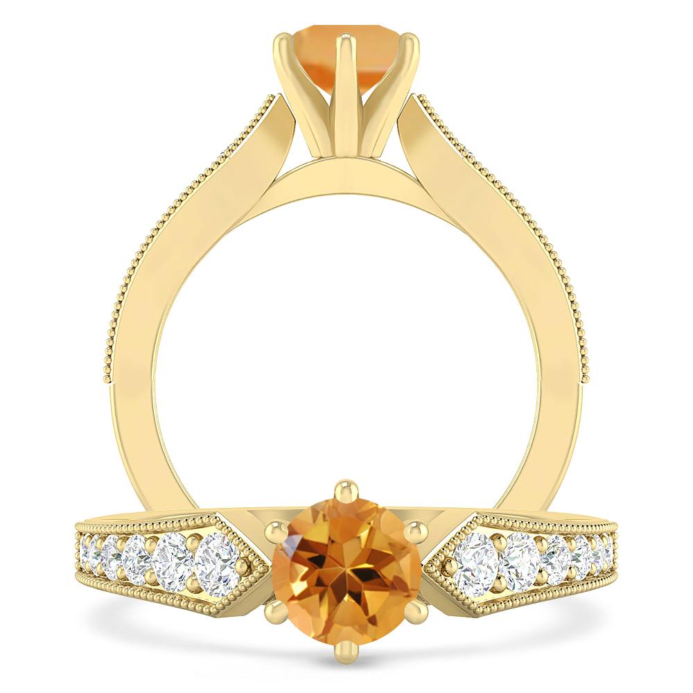 Yellow Gold - Citrine