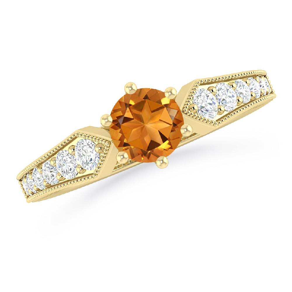 Yellow Gold - Citrine