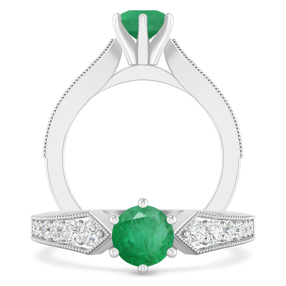 White Gold - Emerald