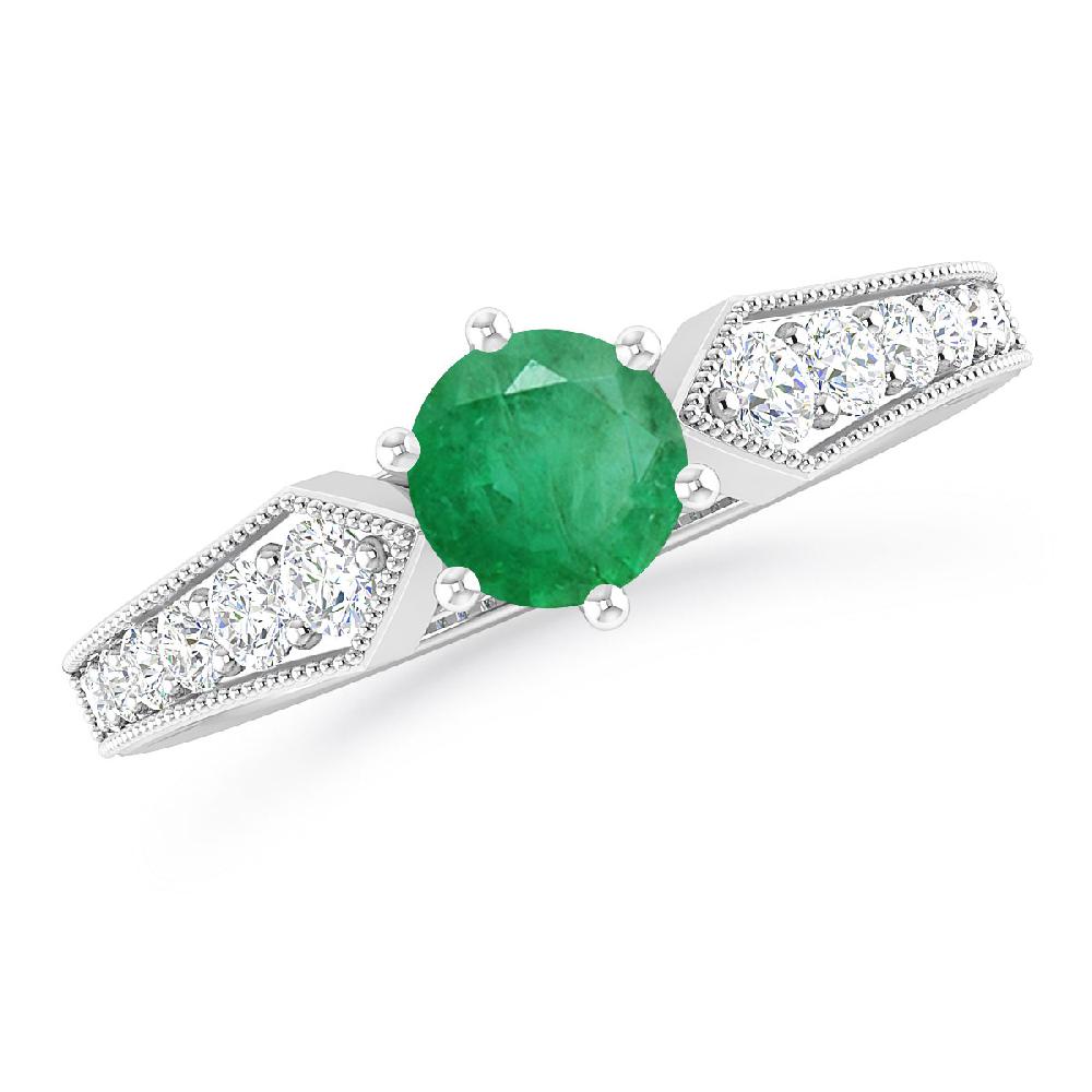 White Gold - Emerald