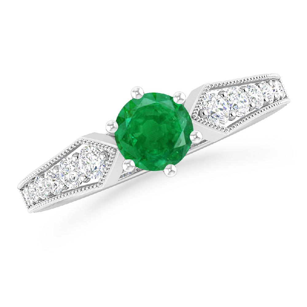 White Gold - Emerald