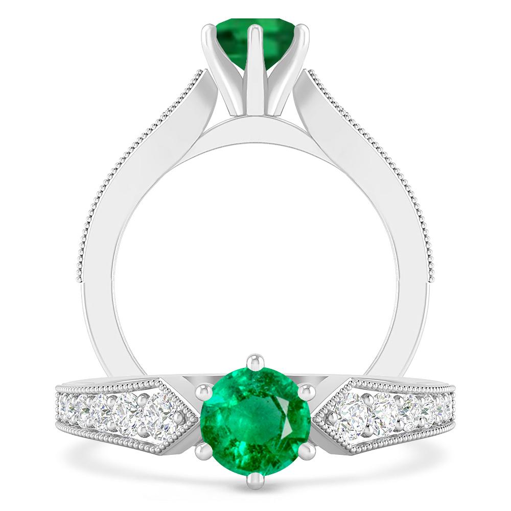 White Gold - Emerald