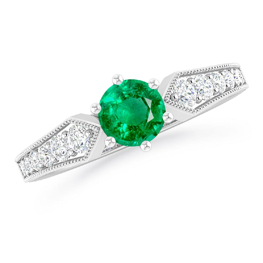 White Gold - Emerald