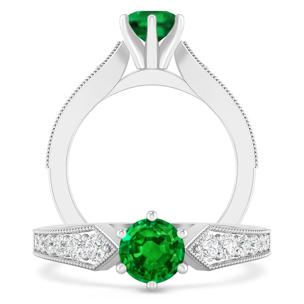 White Gold - Emerald