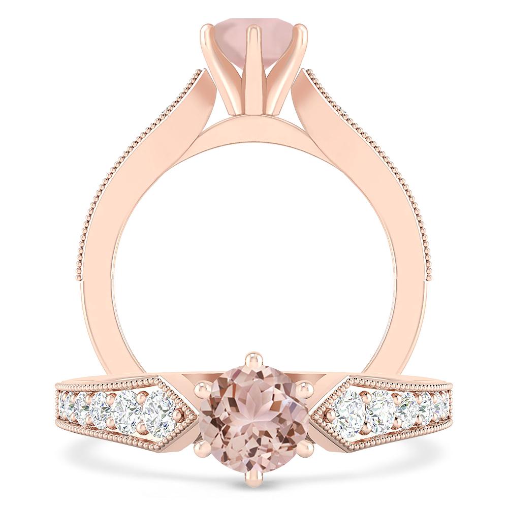 Rose Gold - Morganite