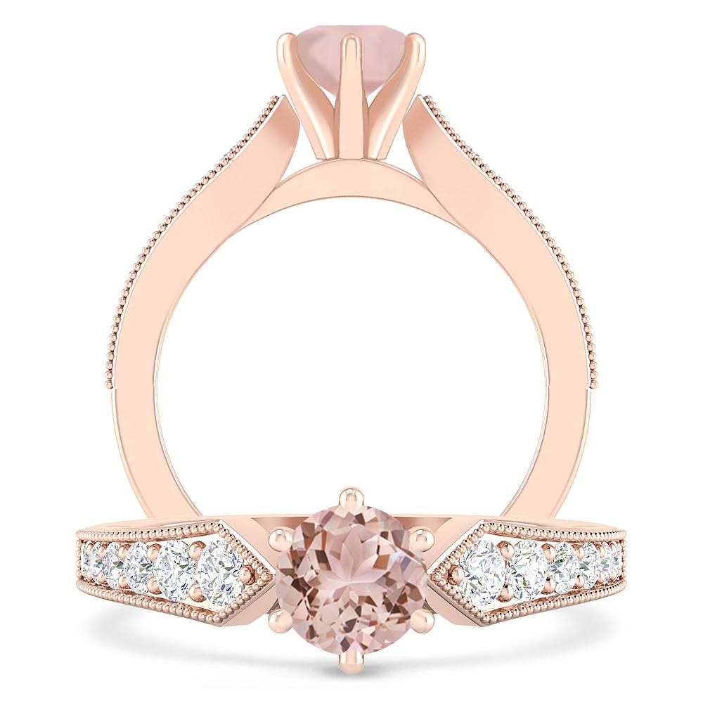 Rose Gold - Morganite