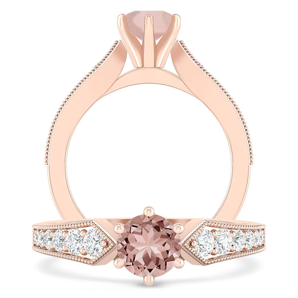Rose Gold - Morganite