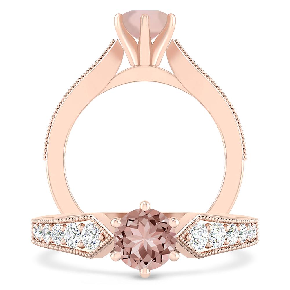 Rose Gold - Morganite