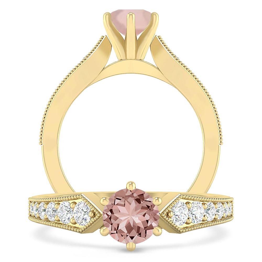 Yellow Gold - Morganite