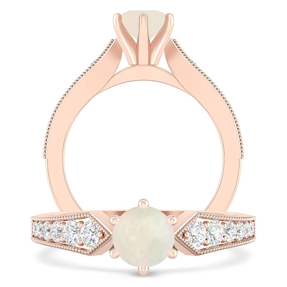 Rose Gold - Opal