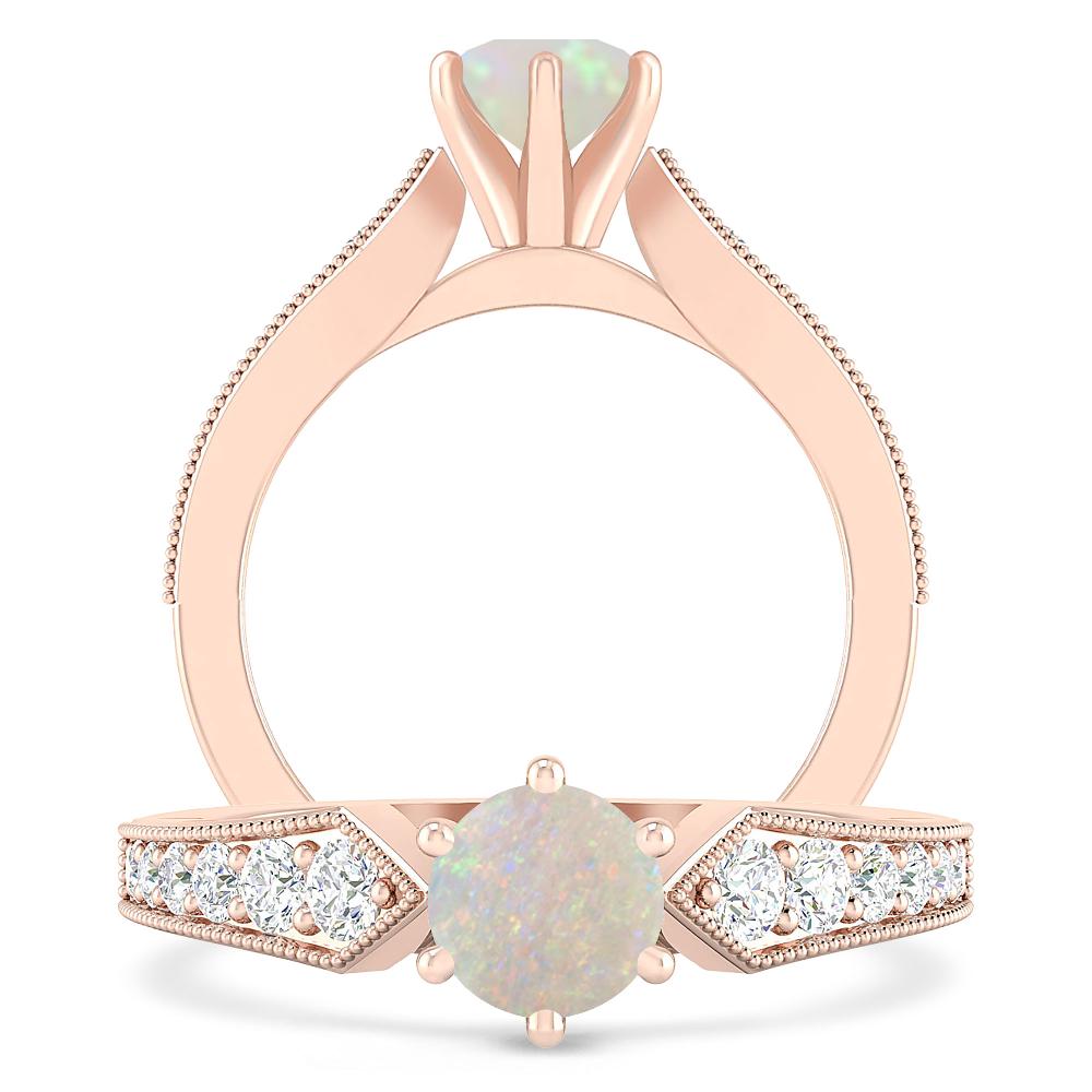 Rose Gold - Opal