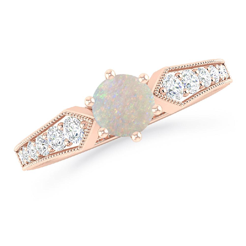 Rose Gold - Opal