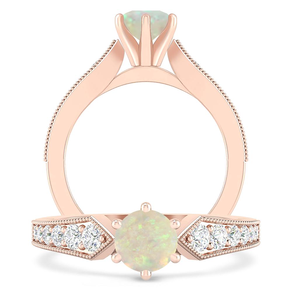 Rose Gold - Opal