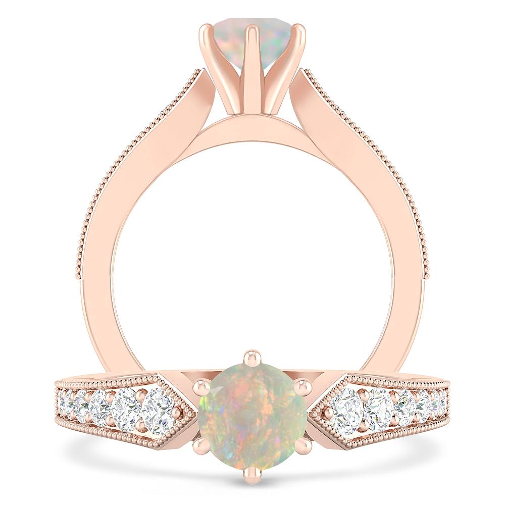 Rose Gold - Opal