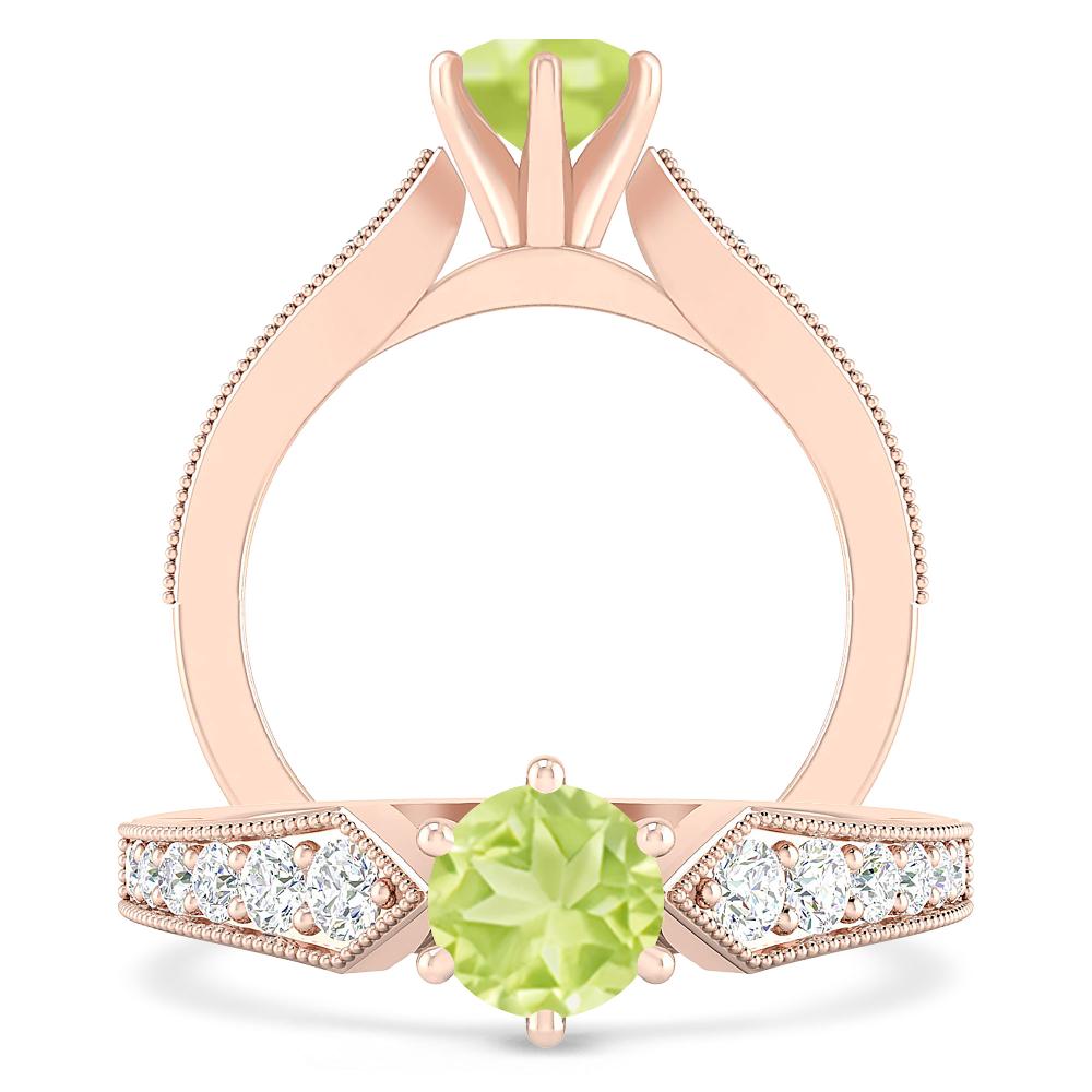 Rose Gold - Peridot