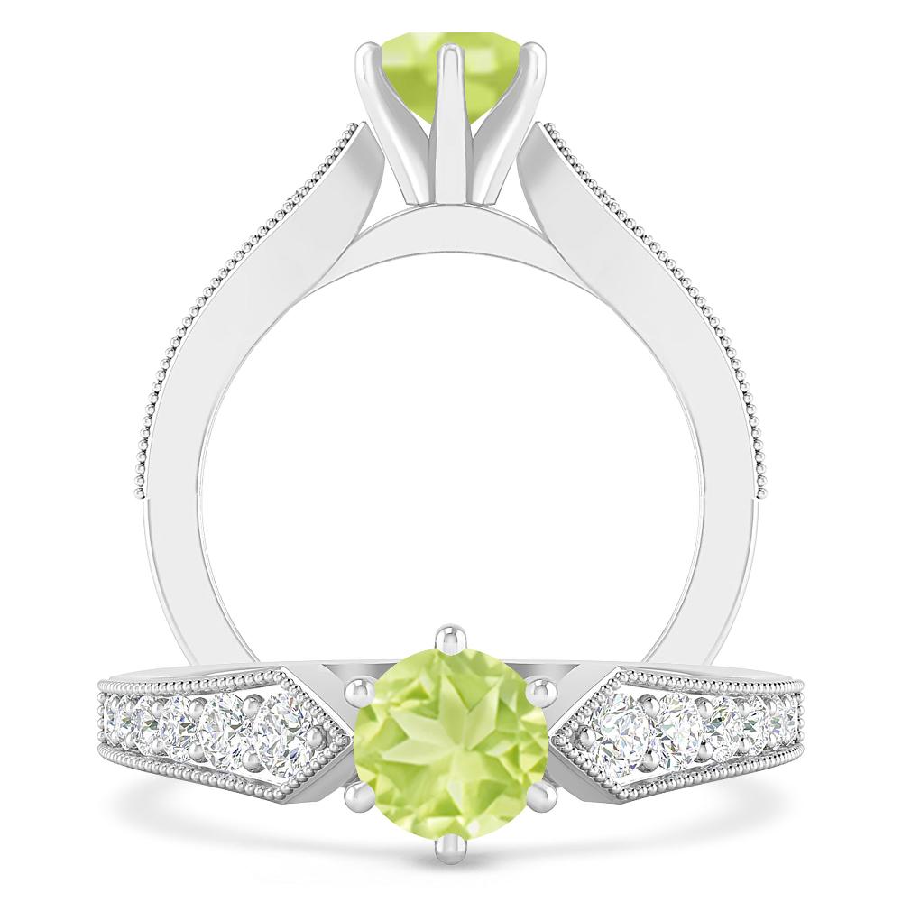 White Gold - Peridot