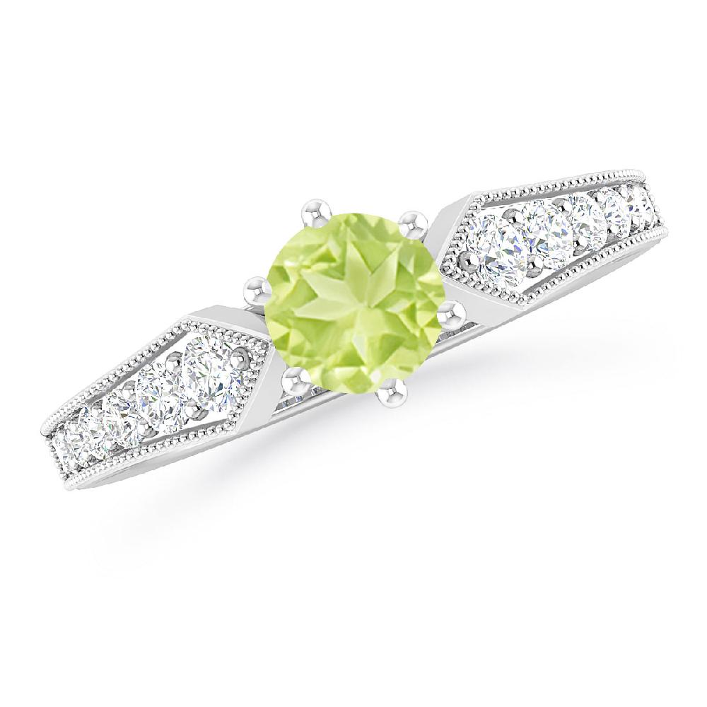 White Gold - Peridot