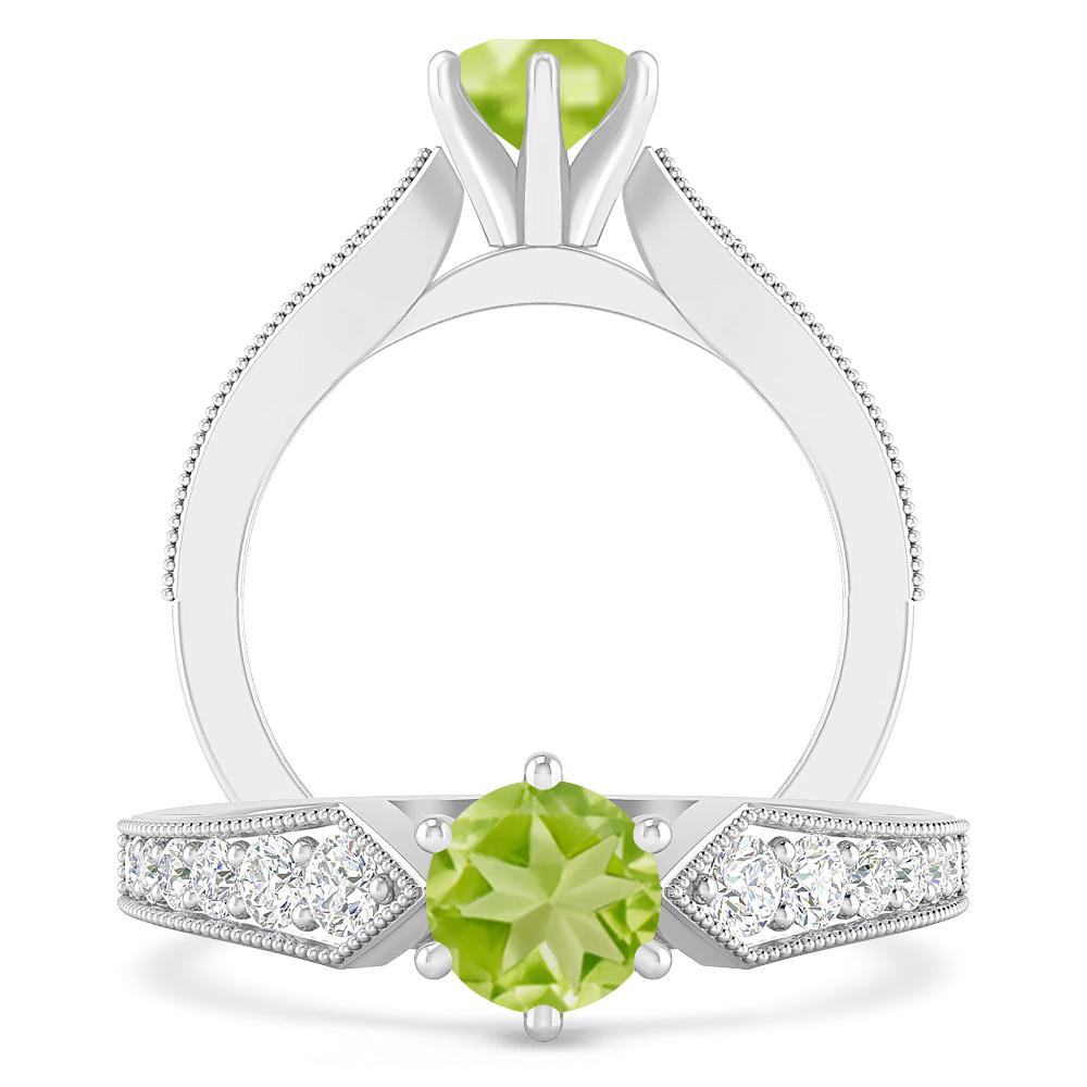 White Gold - Peridot