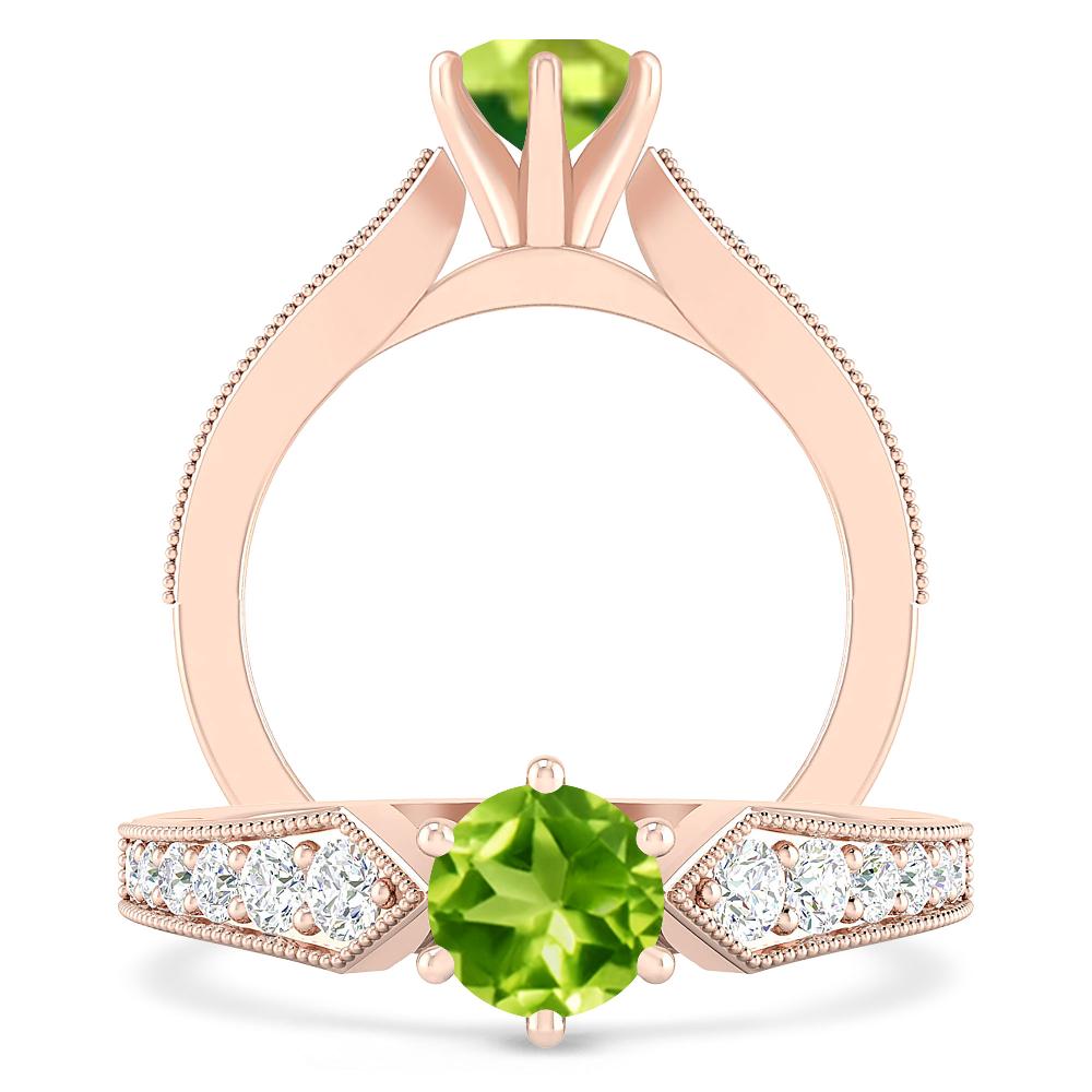 Rose Gold - Peridot