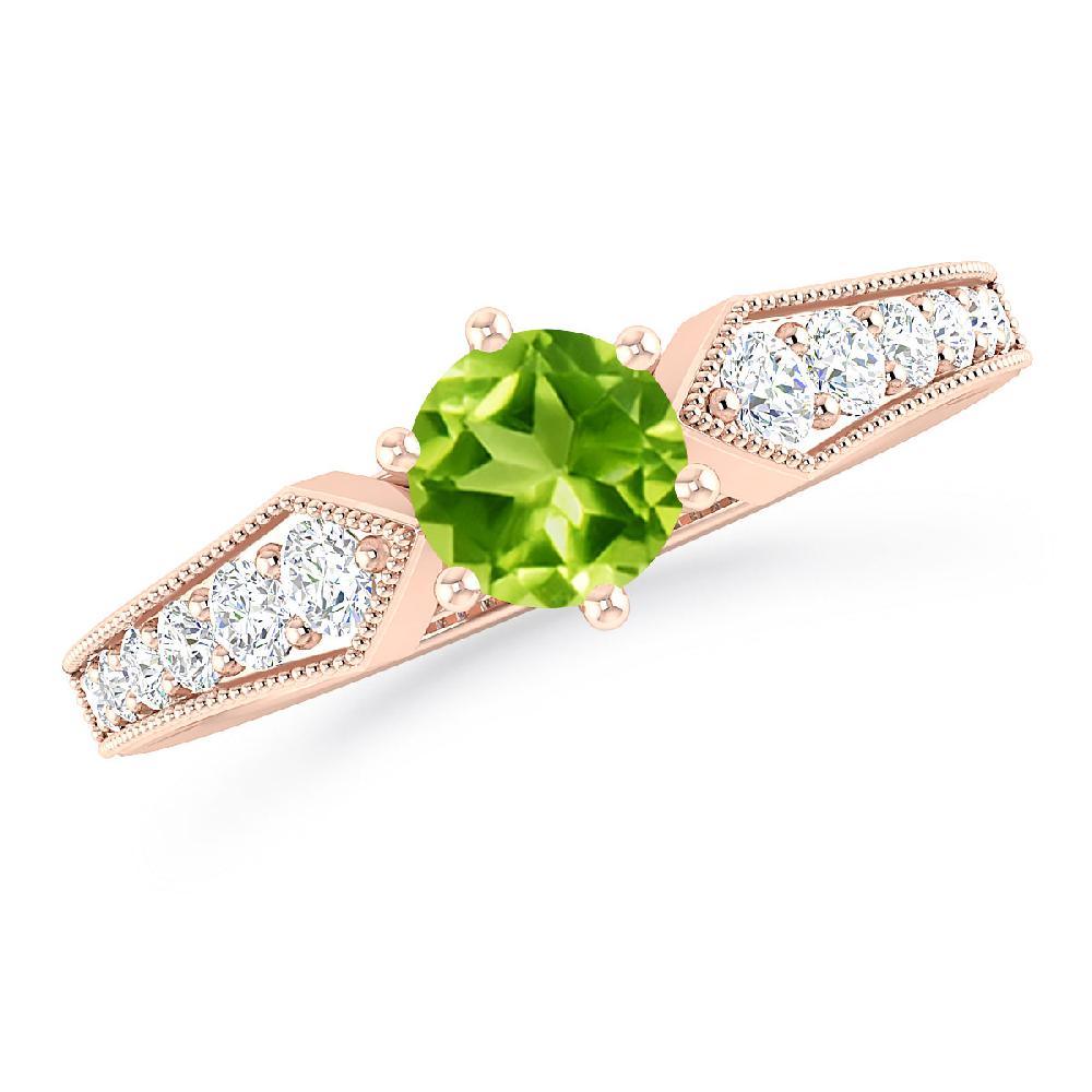 Rose Gold - Peridot