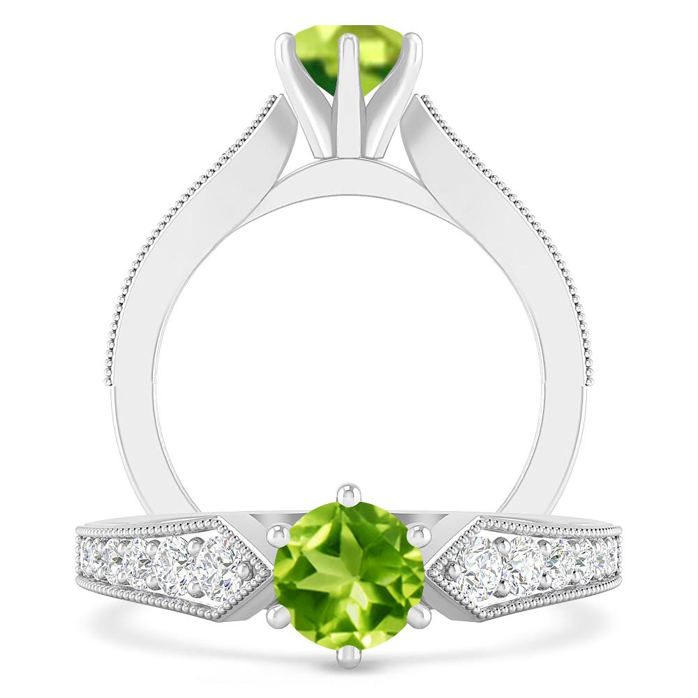 White Gold - Peridot