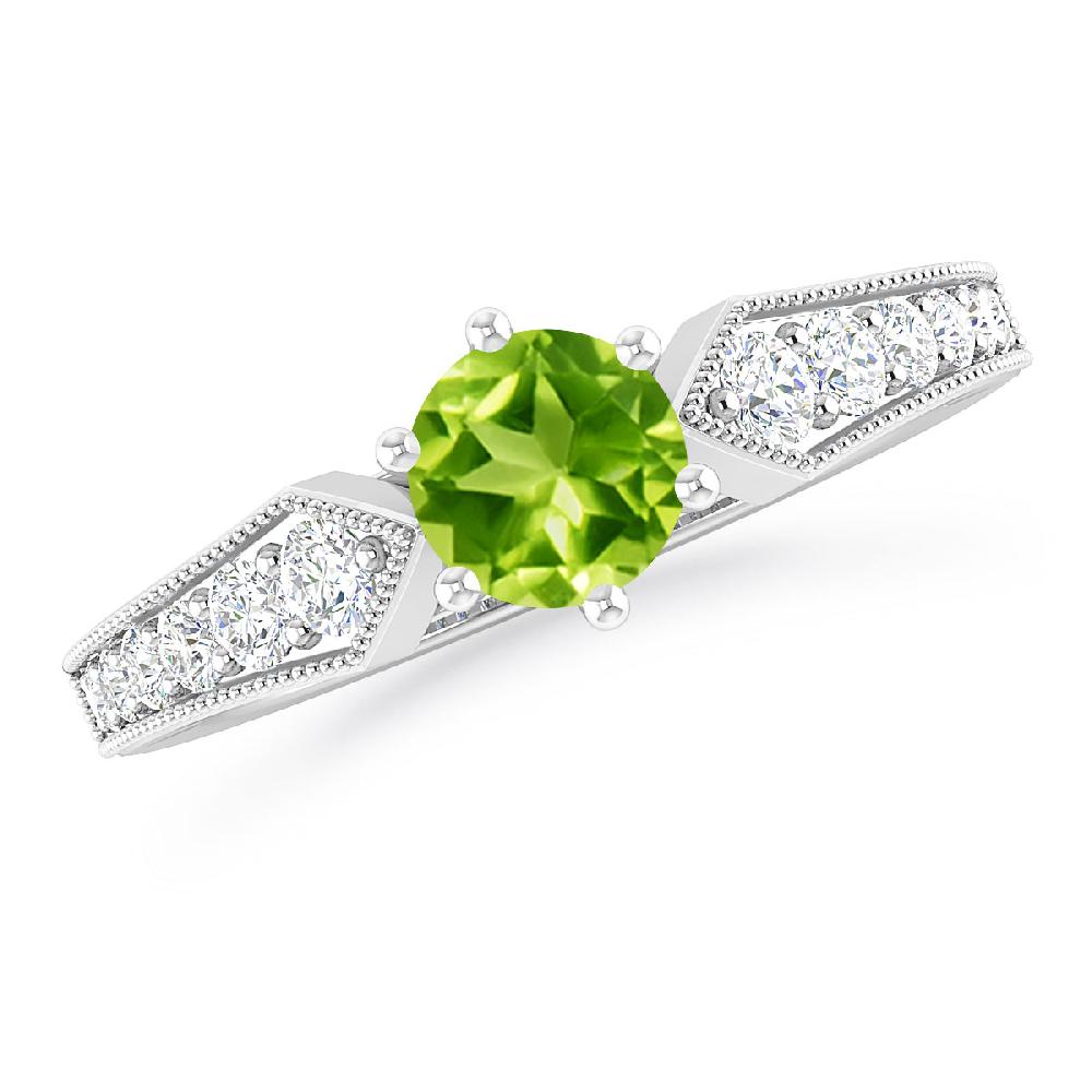 White Gold - Peridot