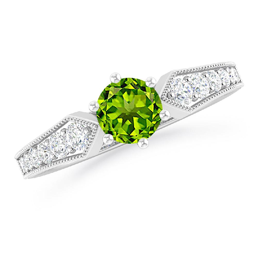 White Gold - Peridot