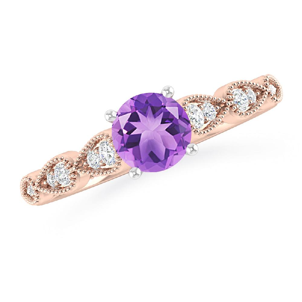 Rose Gold - Amethyst