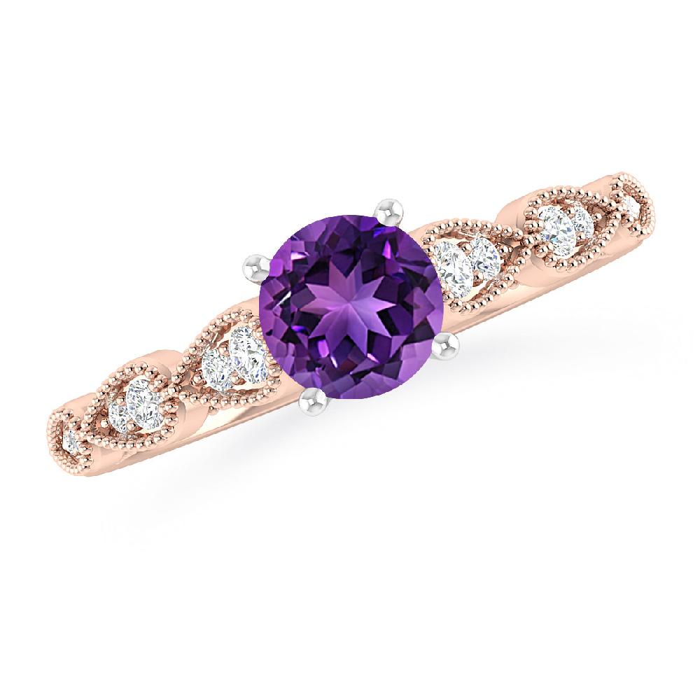 Rose Gold - Amethyst