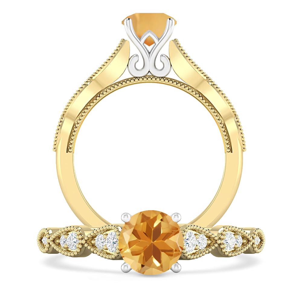 Yellow Gold - Citrine