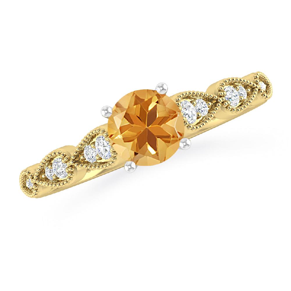 Yellow Gold - Citrine