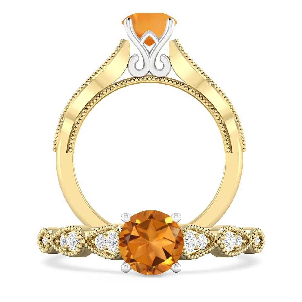 Yellow Gold - Citrine