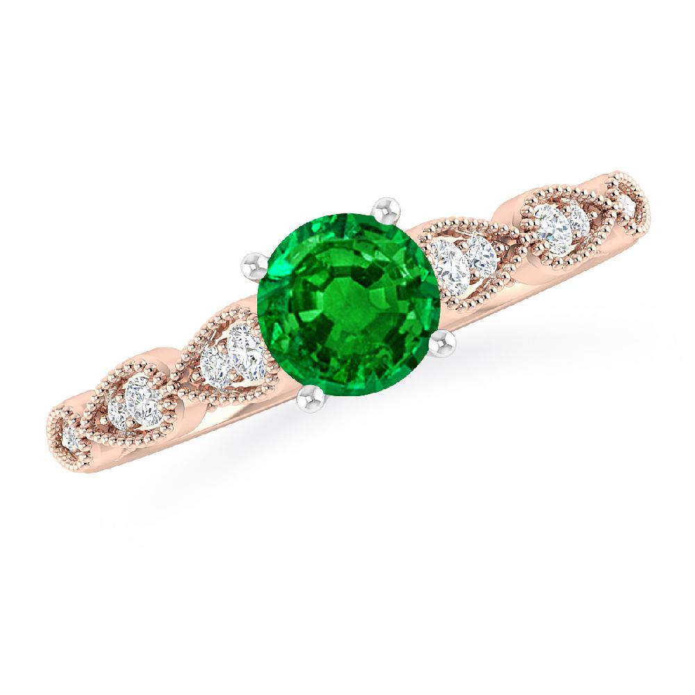 Rose Gold - Emerald