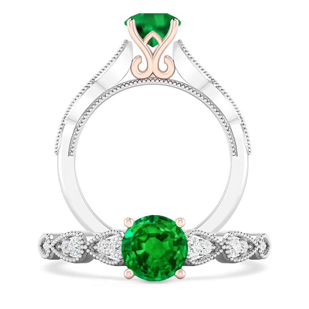 White Gold - Emerald