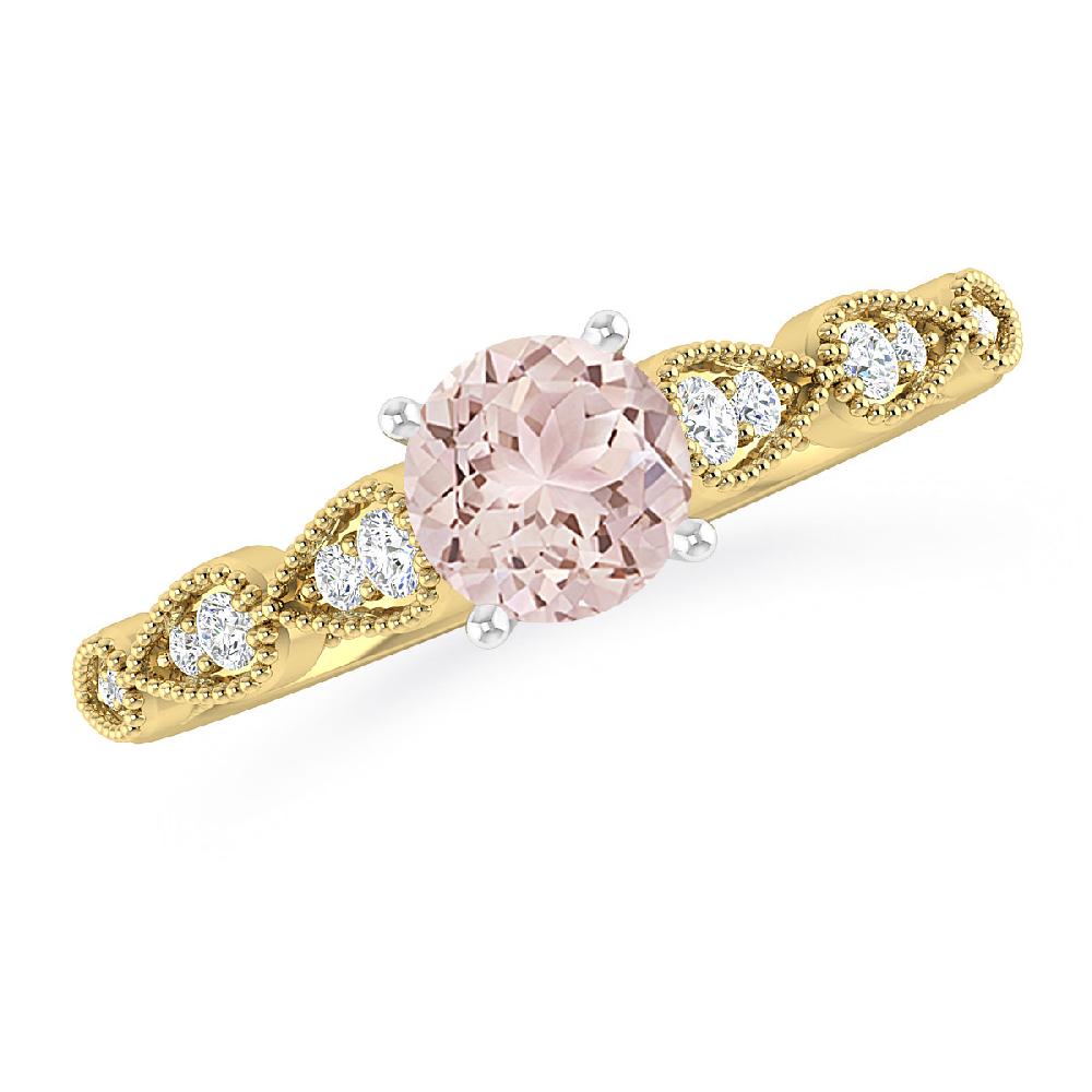 Yellow Gold - Morganite