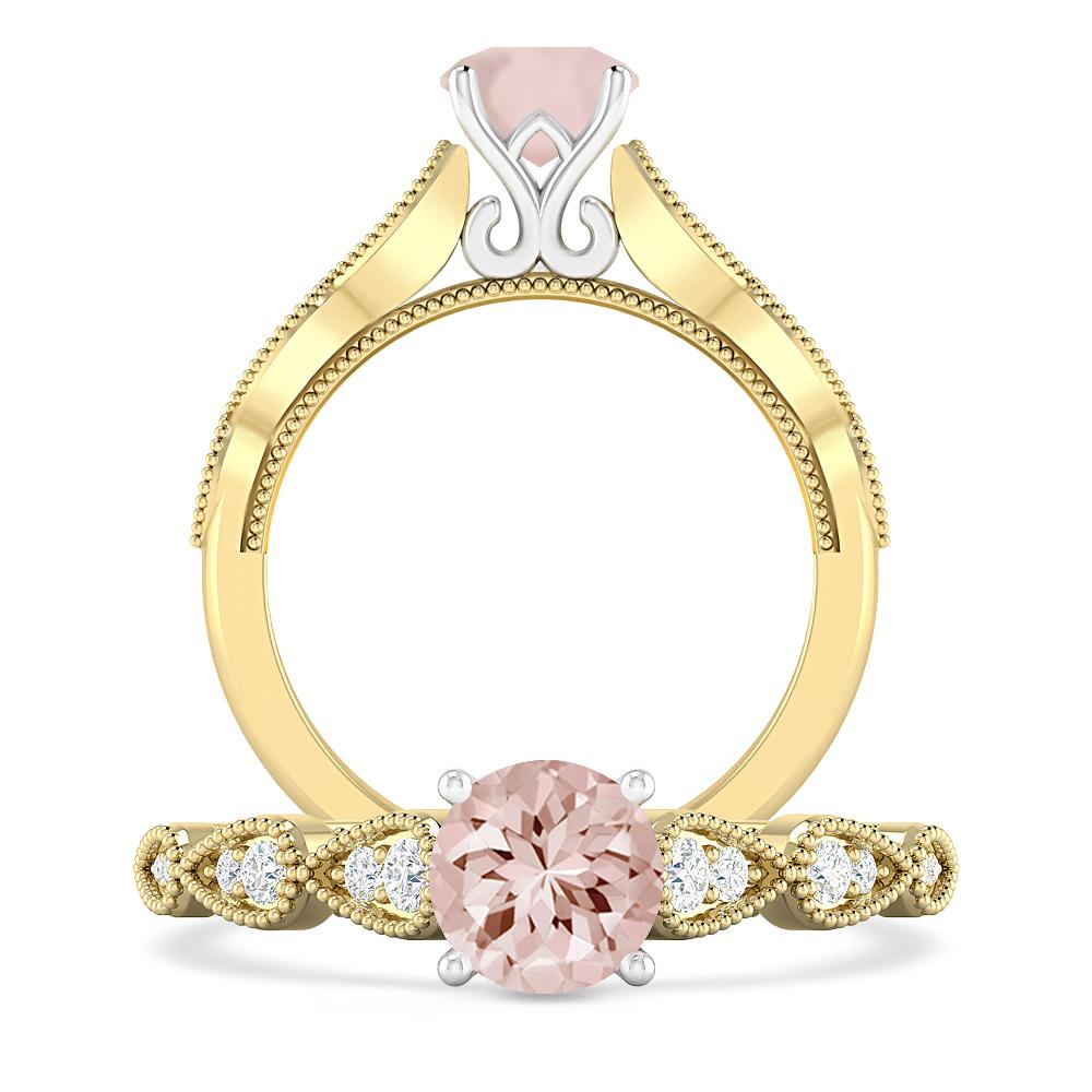 Yellow Gold - Morganite