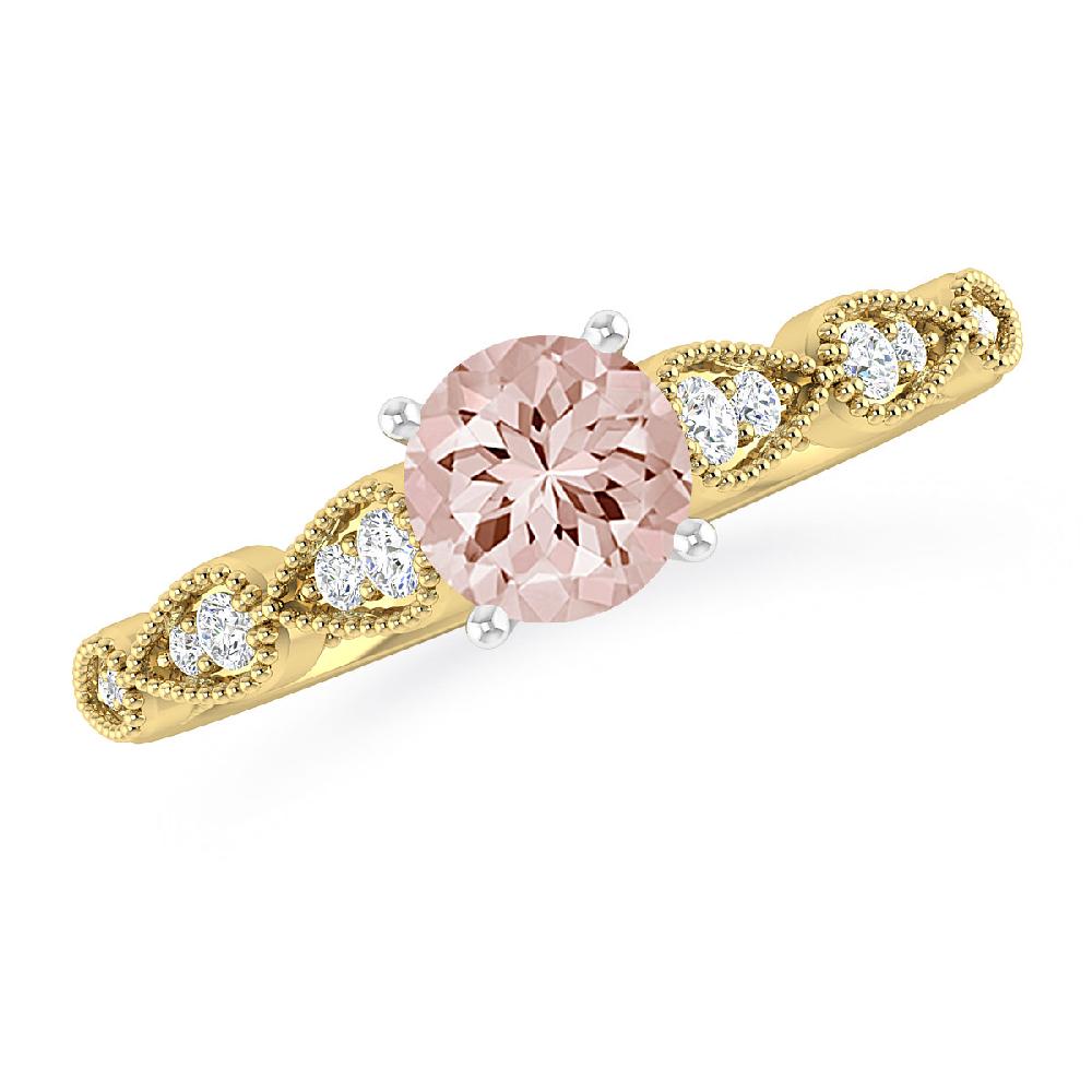 Yellow Gold - Morganite