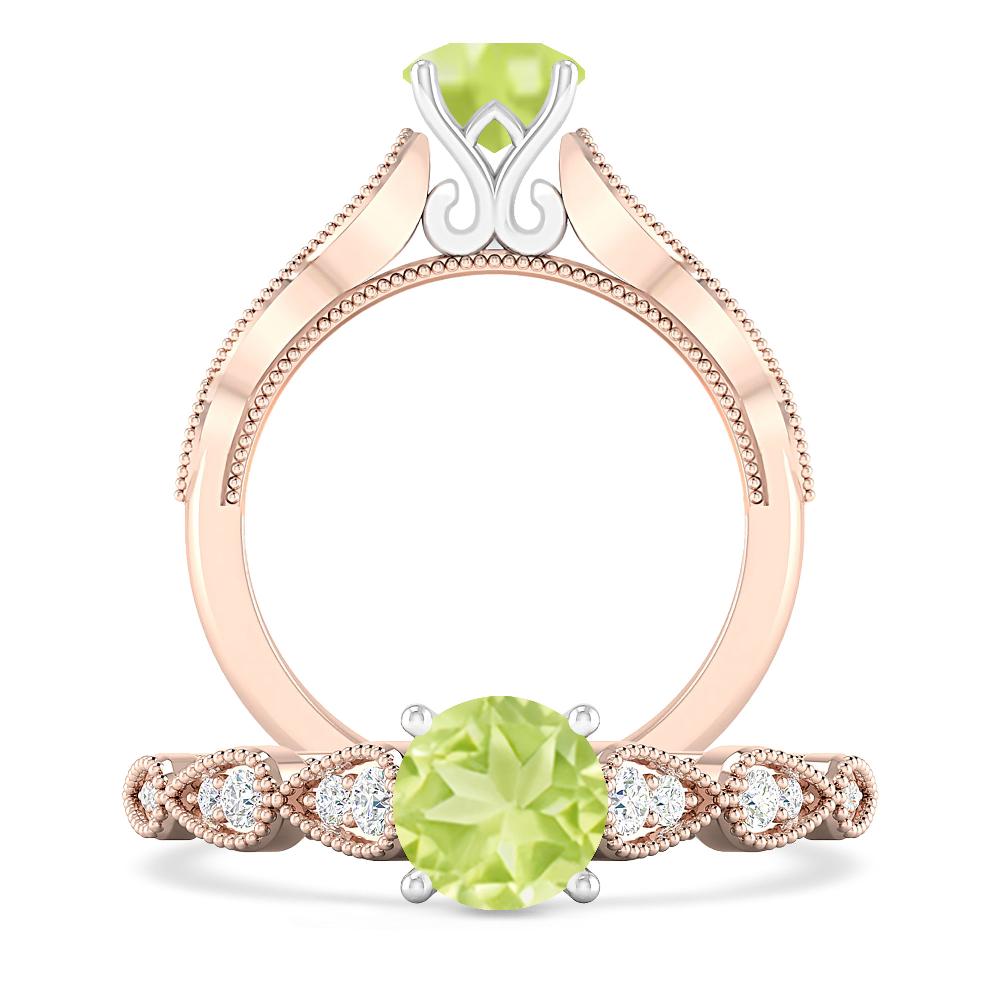 Rose Gold - Peridot