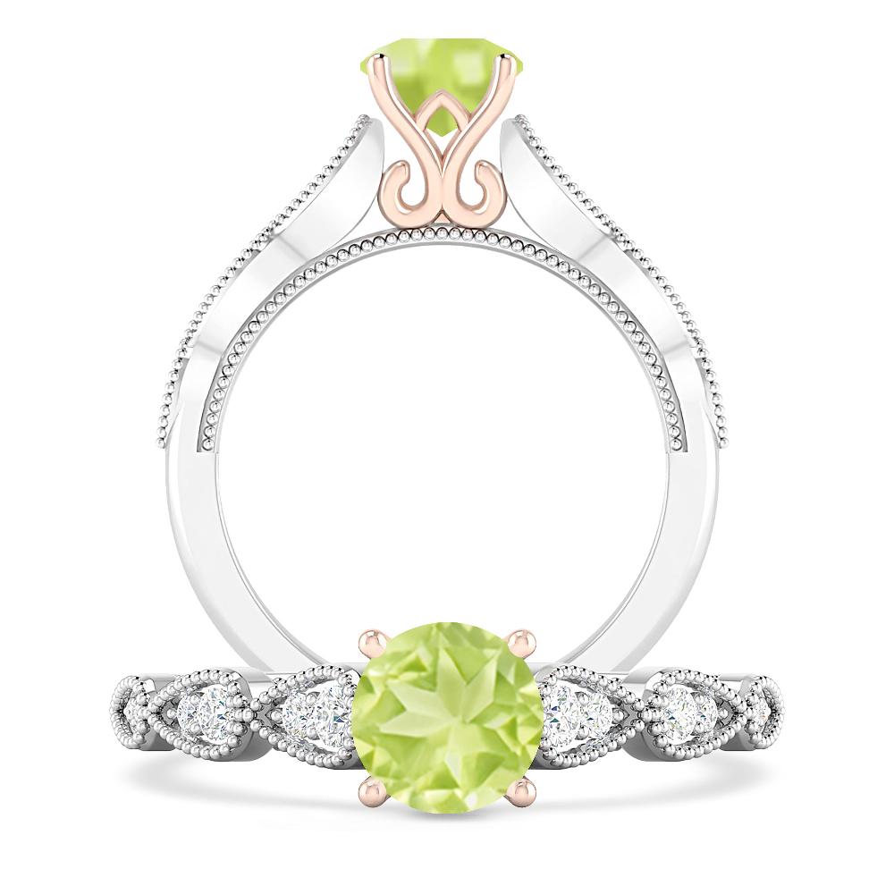 White Gold - Peridot