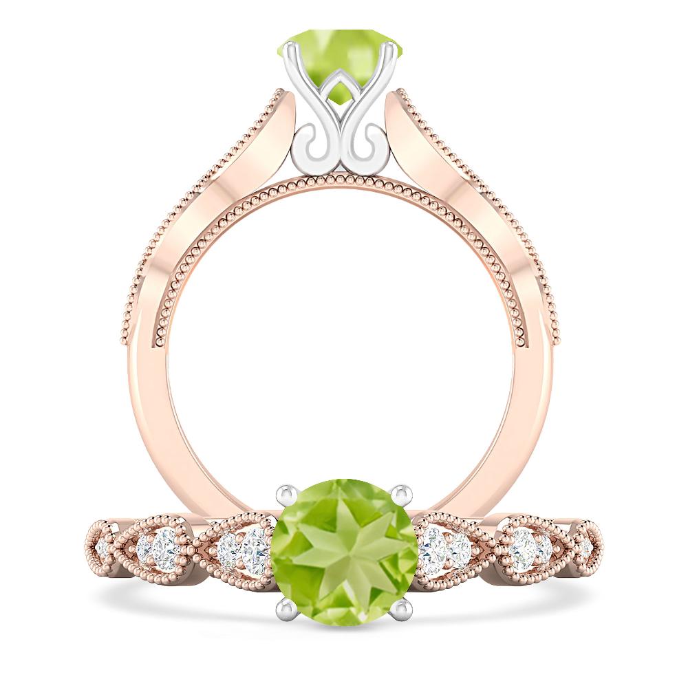 Rose Gold - Peridot