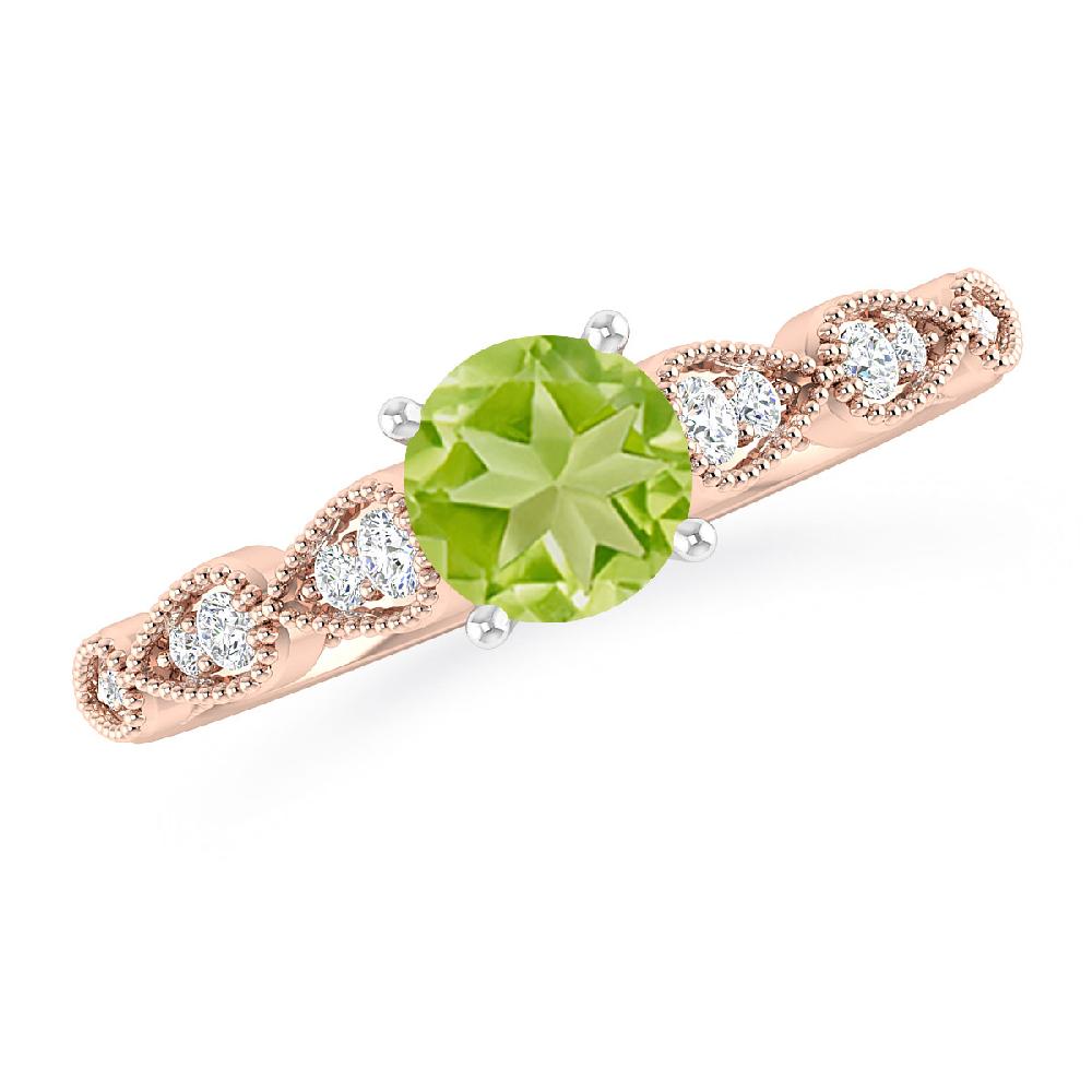 Rose Gold - Peridot