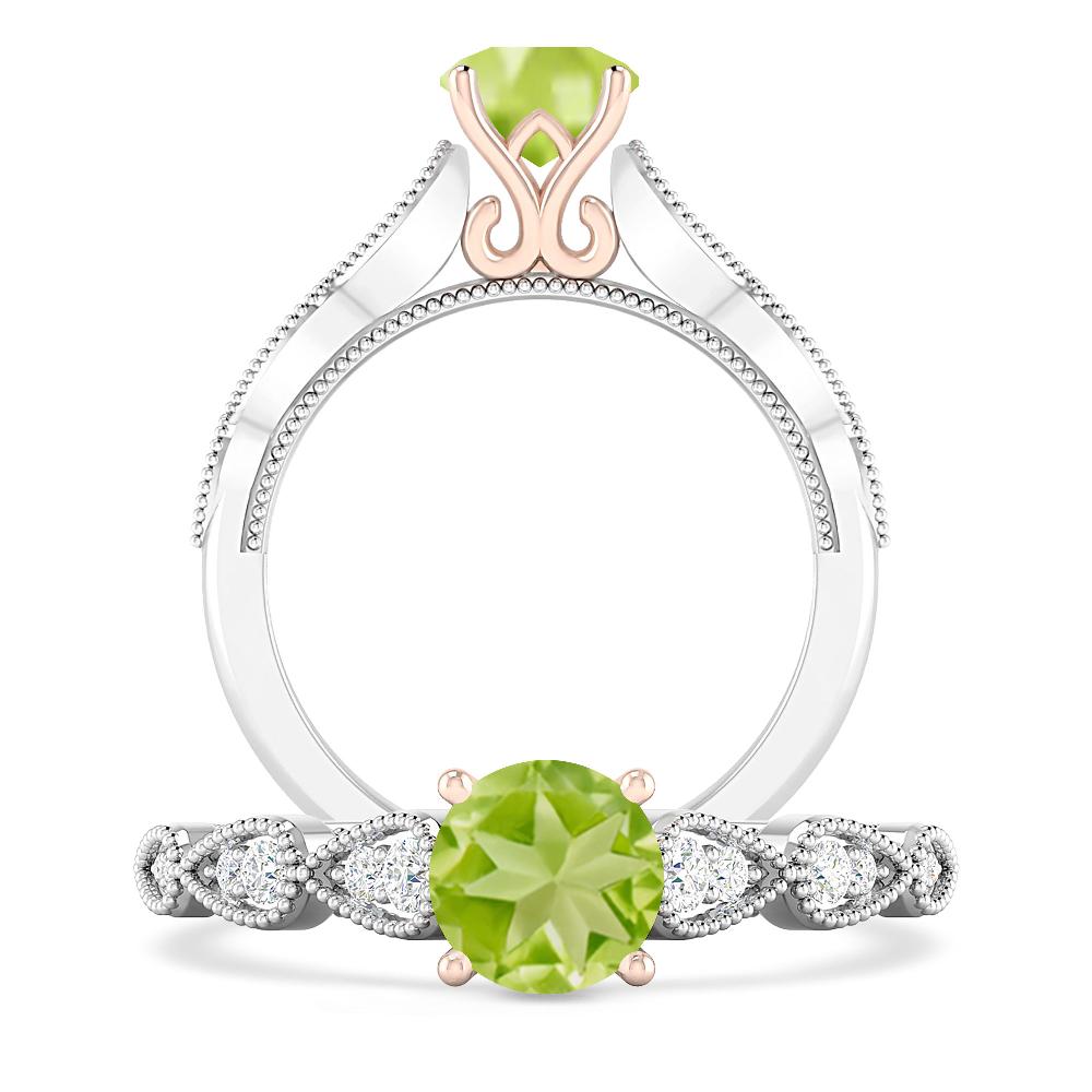 White Gold - Peridot