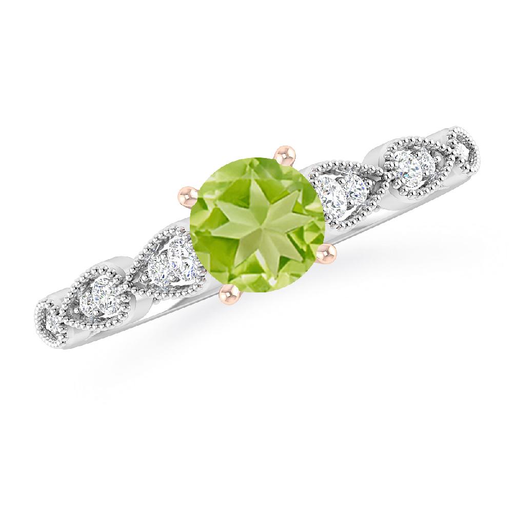 White Gold - Peridot